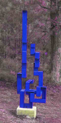 William Harris Blue Sculpture